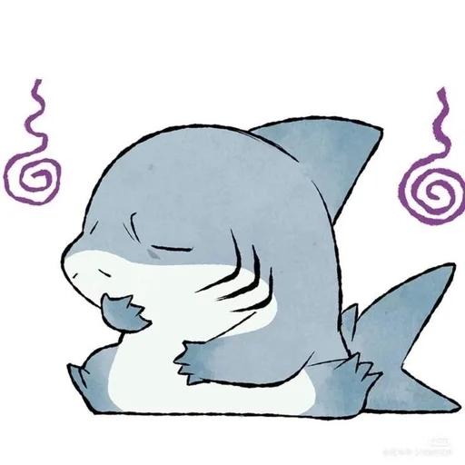 🧐 Стикер «Jeff the Shark» для Telegram