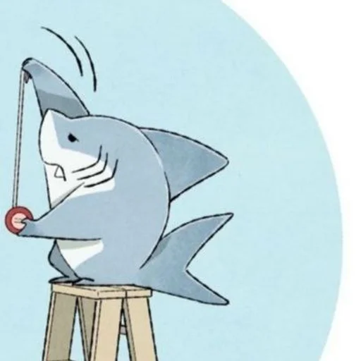 📝 Стикер «Jeff the Shark» для Telegram