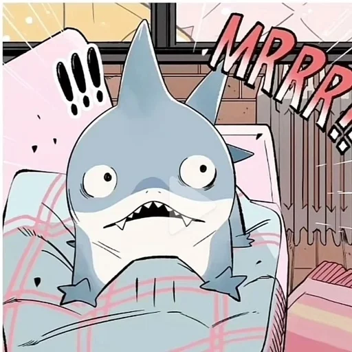 😱 Стикер «Jeff the Shark» для Telegram