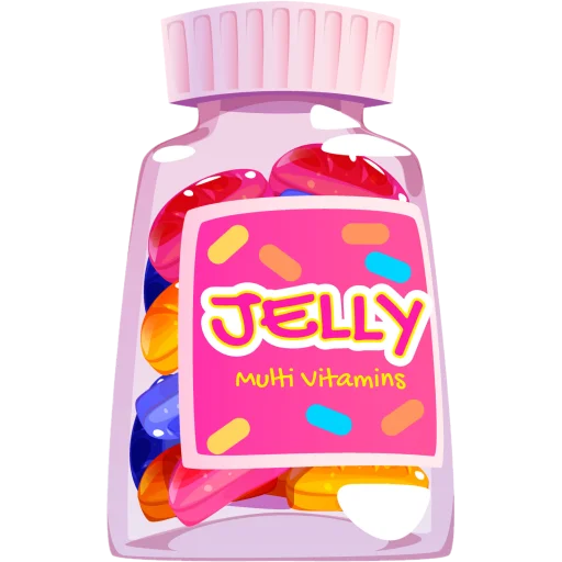 😇 Стикер «jelly» для Telegram