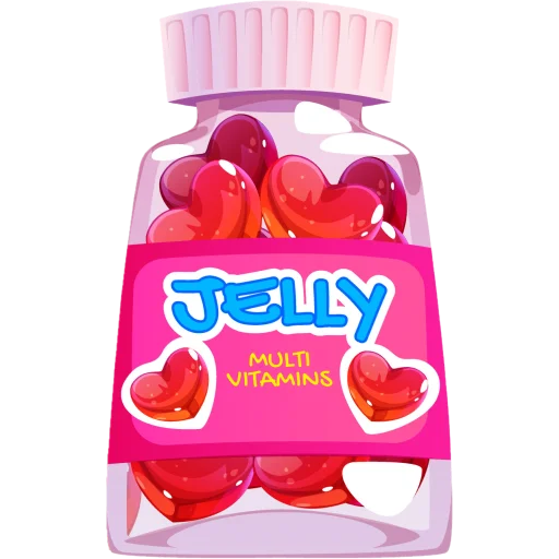 🤩 Стикер «jelly» для Telegram