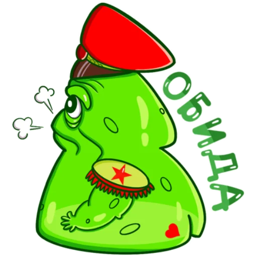 Стикерпак Женераль Желешка для Telegram