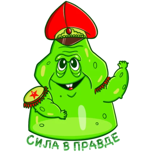 💪 Стикер «Женераль Желешка» для Telegram