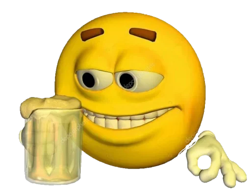 🍺 Стикер «колобок» для Telegram