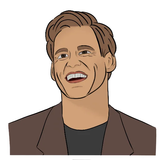 😀 Стикер «Emotional James Carrey» для Telegram