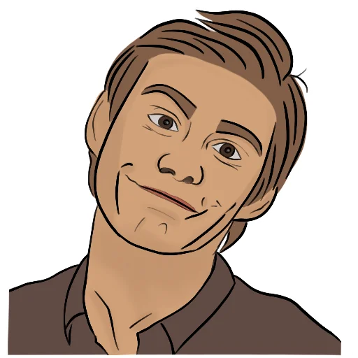 🖕 Стикер «Emotional James Carrey» для Telegram