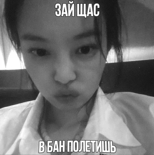 🌟 Стикер «дженни чб» для Telegram