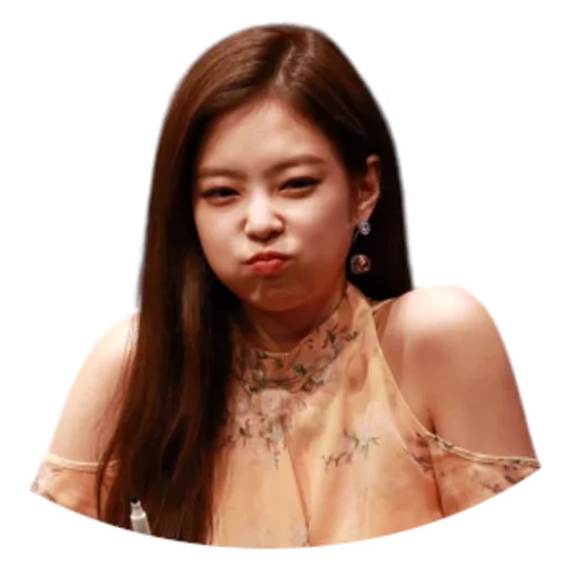 🤗 Стикер «Jennie Kim» для Telegram