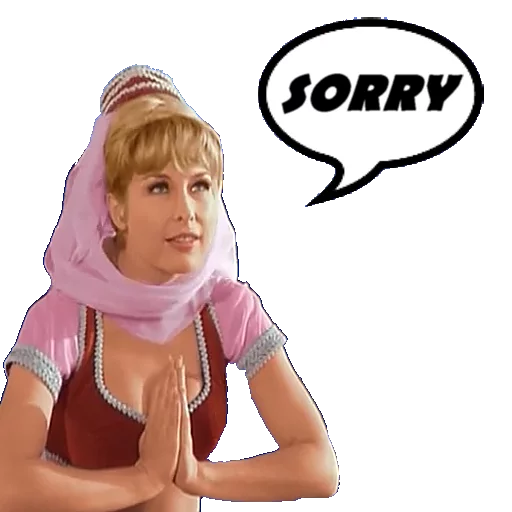 🙏 Стикер «I DREAM OF JEANNIE-STREGA X AMORE» для Telegram