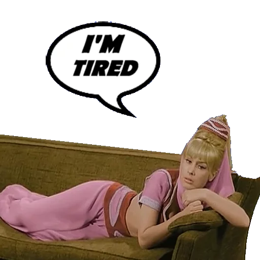 😐 Стикер «I DREAM OF JEANNIE-STREGA X AMORE» для Telegram