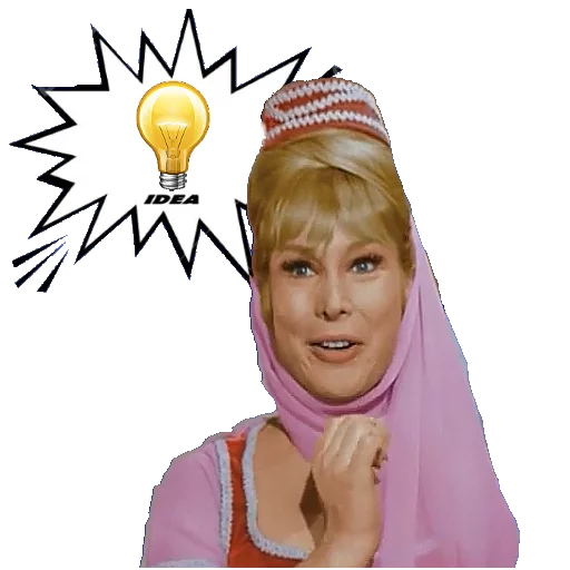 💡 Стикер «I DREAM OF JEANNIE-STREGA X AMORE» для Telegram