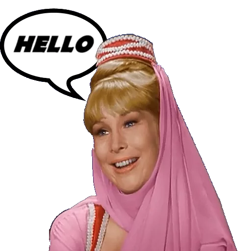 👋 Стикер «I DREAM OF JEANNIE-STREGA X AMORE» для Telegram