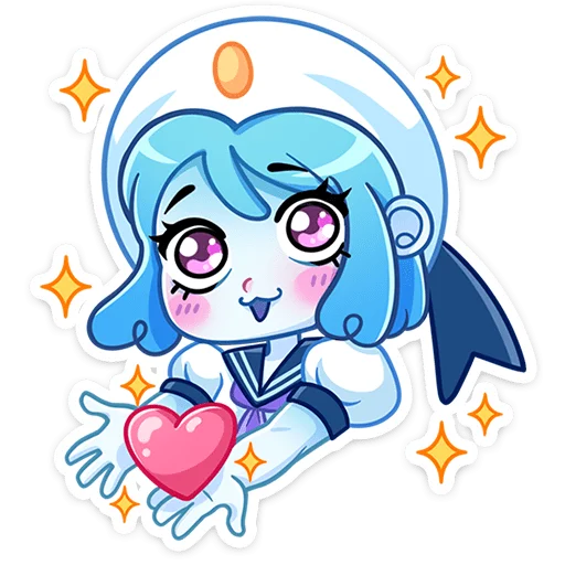 ❤ Стикер «Дженни» для Telegram