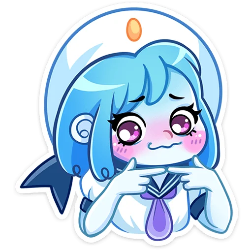 ☺ Стикер «Дженни» для Telegram