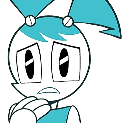 😰 Стикер «JennyTheTeenRobot-part2» для Telegram
