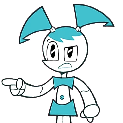 🤔 Стикер «JennyTheTeenRobot-part2» для Telegram