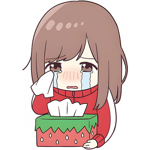 😩 Стикер «Джерси тян 6» для Telegram