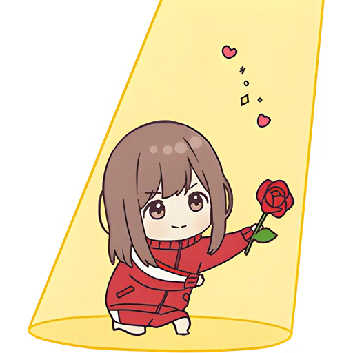 💐 Стикер «Джерси тян B» для Telegram