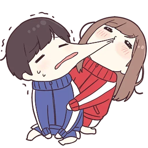 ❤️ Стикер «Jersey Couple» для Telegram