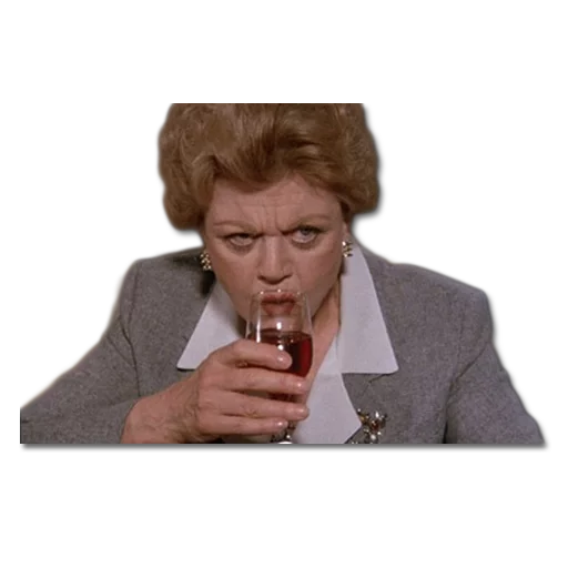🍷 Стикер «Murder, She Wrote» для Telegram