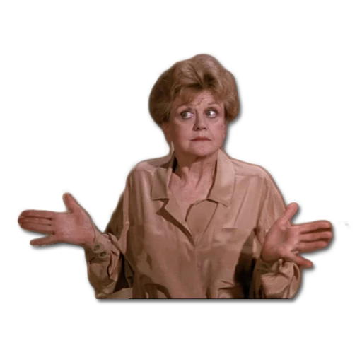 😐 Стикер «Murder, She Wrote» для Telegram