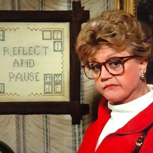 😕 Стикер «Murder, She Wrote» для Telegram