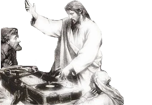 🙏 Стикер «Jesus Funny» для Telegram