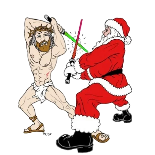 🎅 Стикер «Jesus Funny» для Telegram