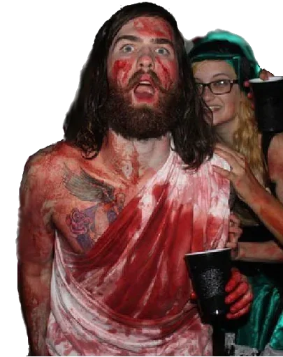 🍷 Стикер «Jesus Funny» для Telegram