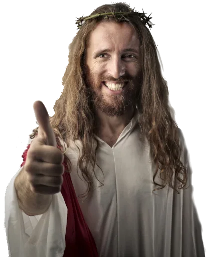 😁 Стикер «Jesus Funny» для Telegram