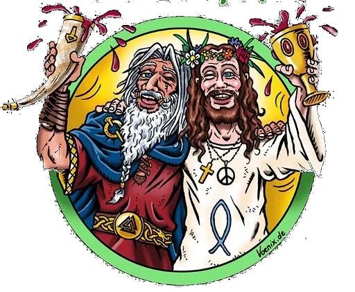 🥂 Стикер «Jesus Funny» для Telegram