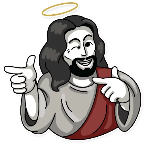 Стикерпак Jesus для Telegram