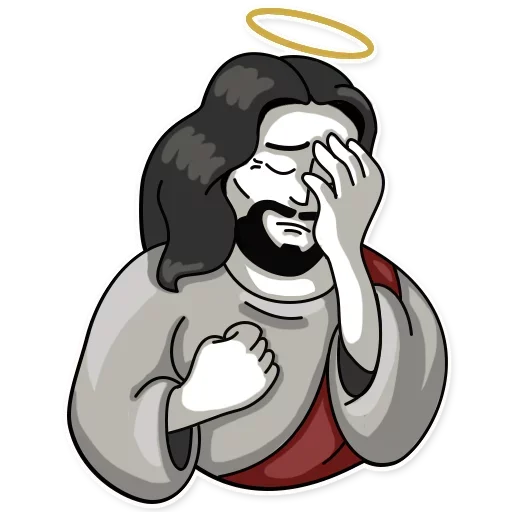 😔 Стикер «Jesus» для Telegram