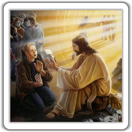 😇 Стикер «Jesus Born» для Telegram
