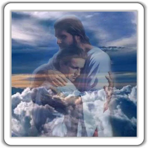 😇 Стикер «Jesus Born» для Telegram