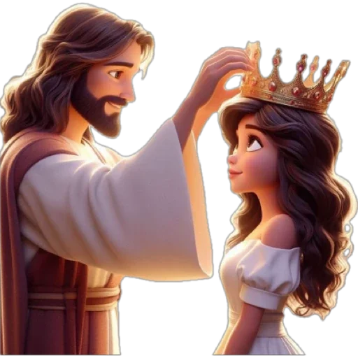 👑 Стикер «Jesus Love» для Telegram