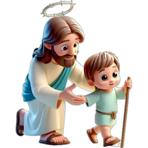 🫂 Стикер «Jesus Love» для Telegram