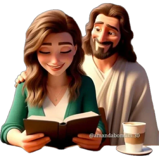 📖 Стикер «Jesus Love» для Telegram
