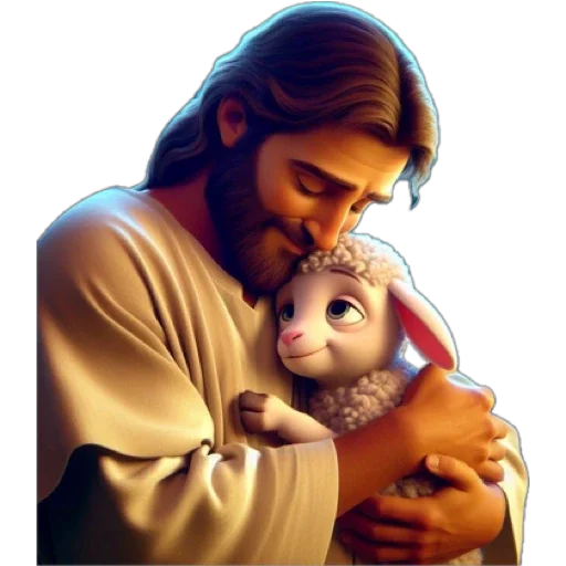 🤗 Стикер «Jesus Love» для Telegram