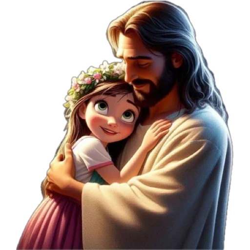 🤗 Стикер «Jesus Love» для Telegram