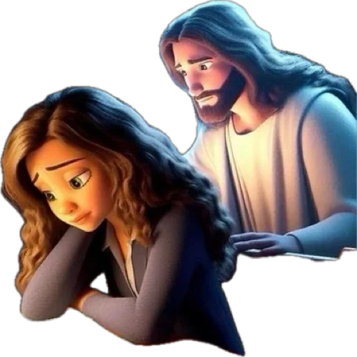 🤗 Стикер «Jesus Love» для Telegram