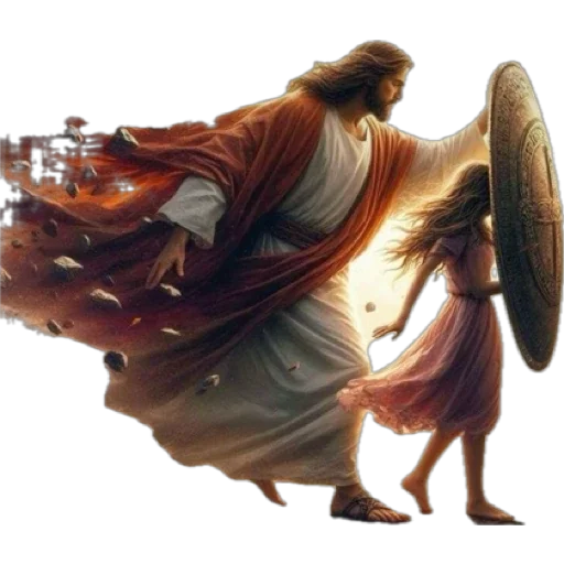 🛡️ Стикер «Jesus Love» для Telegram