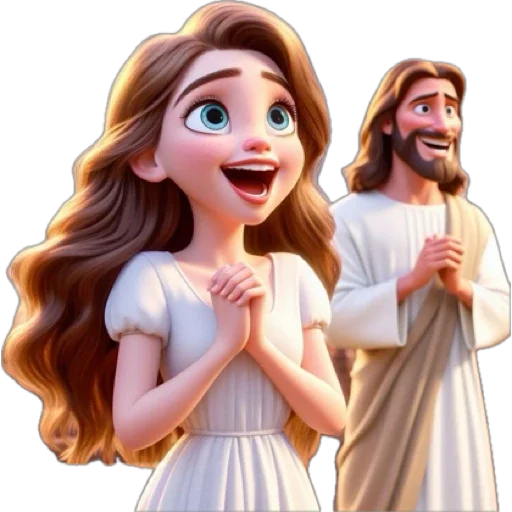 🙏 Стикер «Jesus Love» для Telegram