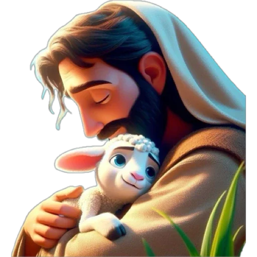 🤗 Стикер «Jesus Love» для Telegram