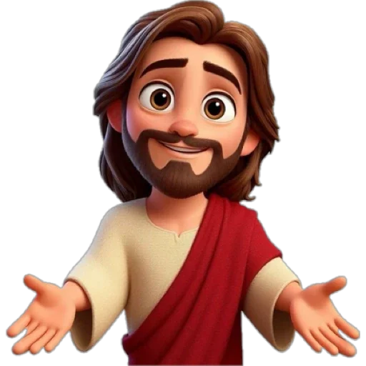 🤗 Стикер «Jesus Love» для Telegram