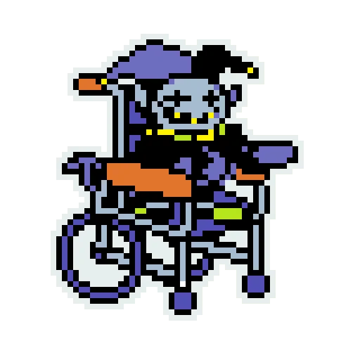 👨‍🦽 Стикер «Jevil» для Telegram