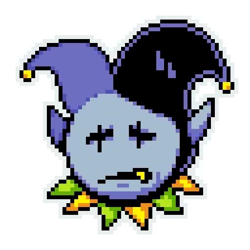 😞 Стикер «Jevil» для Telegram