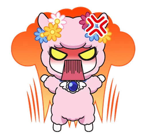 😡 Стикер «jewelpet» для Telegram