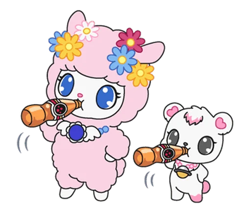 🍻 Стикер «jewelpet» для Telegram
