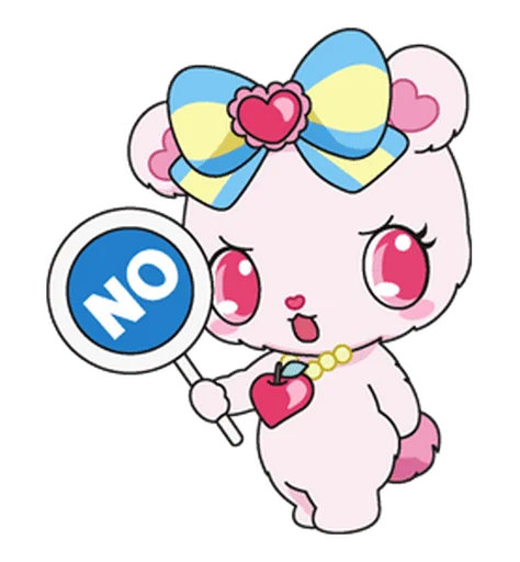 🙅‍♀️ Стикер «jewelpet» для Telegram